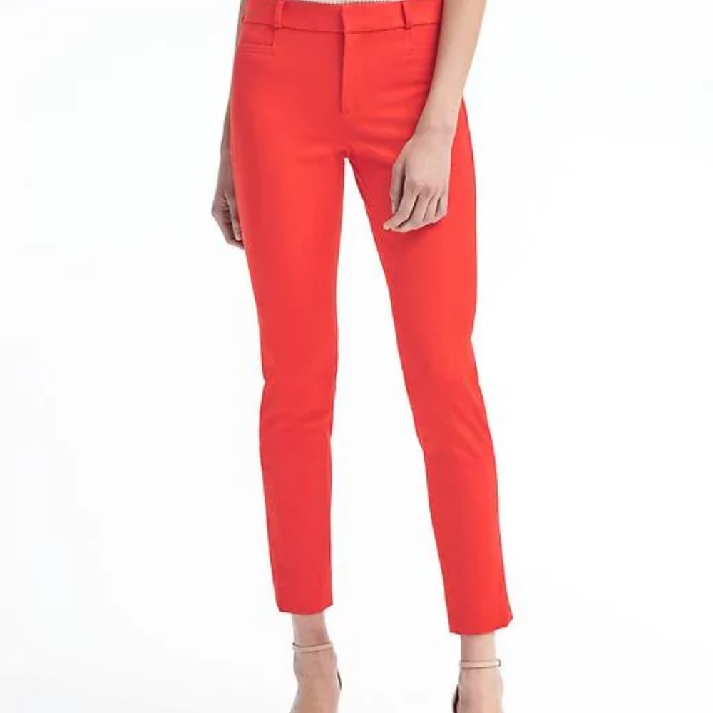 Sloan Skinny-Fit Solid Pant Modern Red